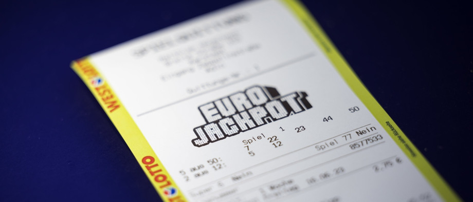 Hoffentlich die richtigen Zahlen: Spielquittung im Eurojackpot mit einem Feld