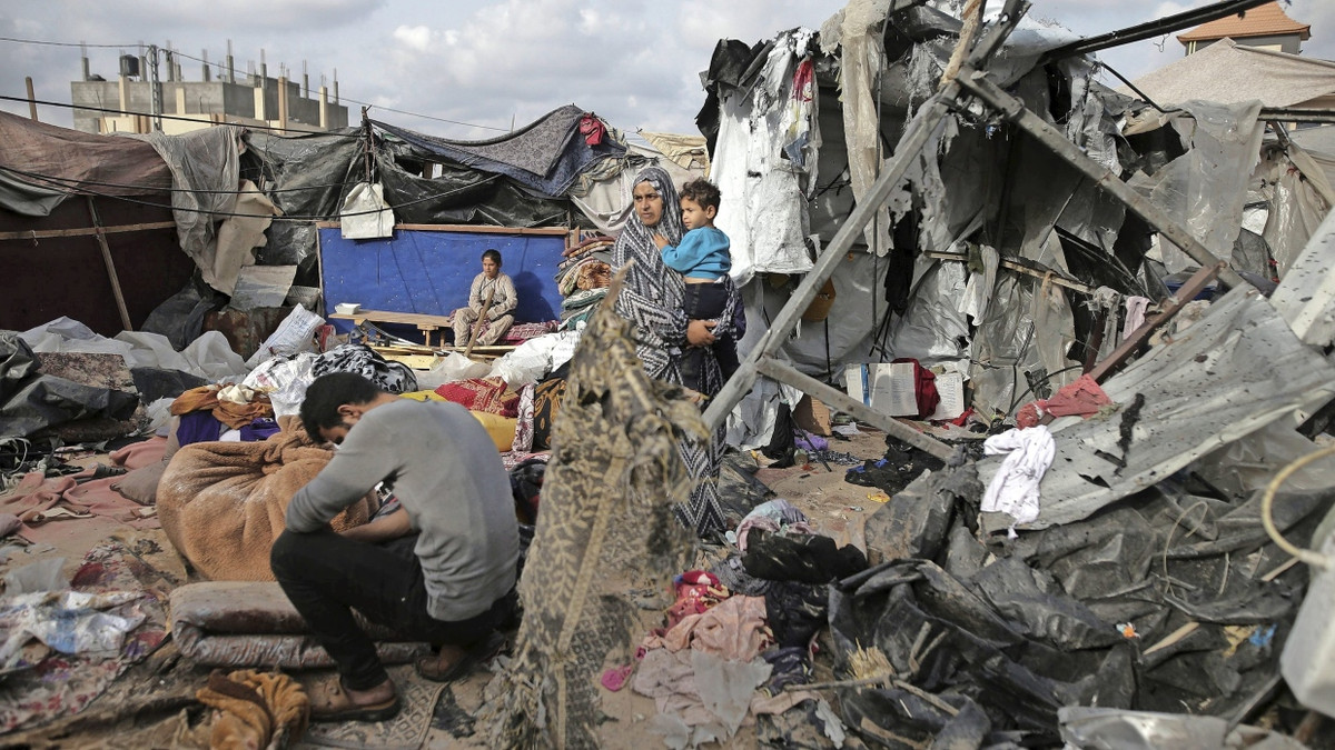 Tödlichster Angriff seit Anfang Mai: Durch den Luftschlag zerstörte Zelte am 28. Mai in Rafah