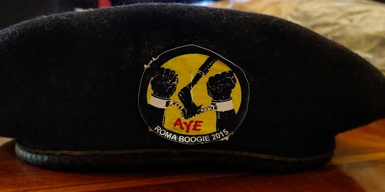 The NBM´s logo on a hat seized during a police operation against drug dealers in Italy