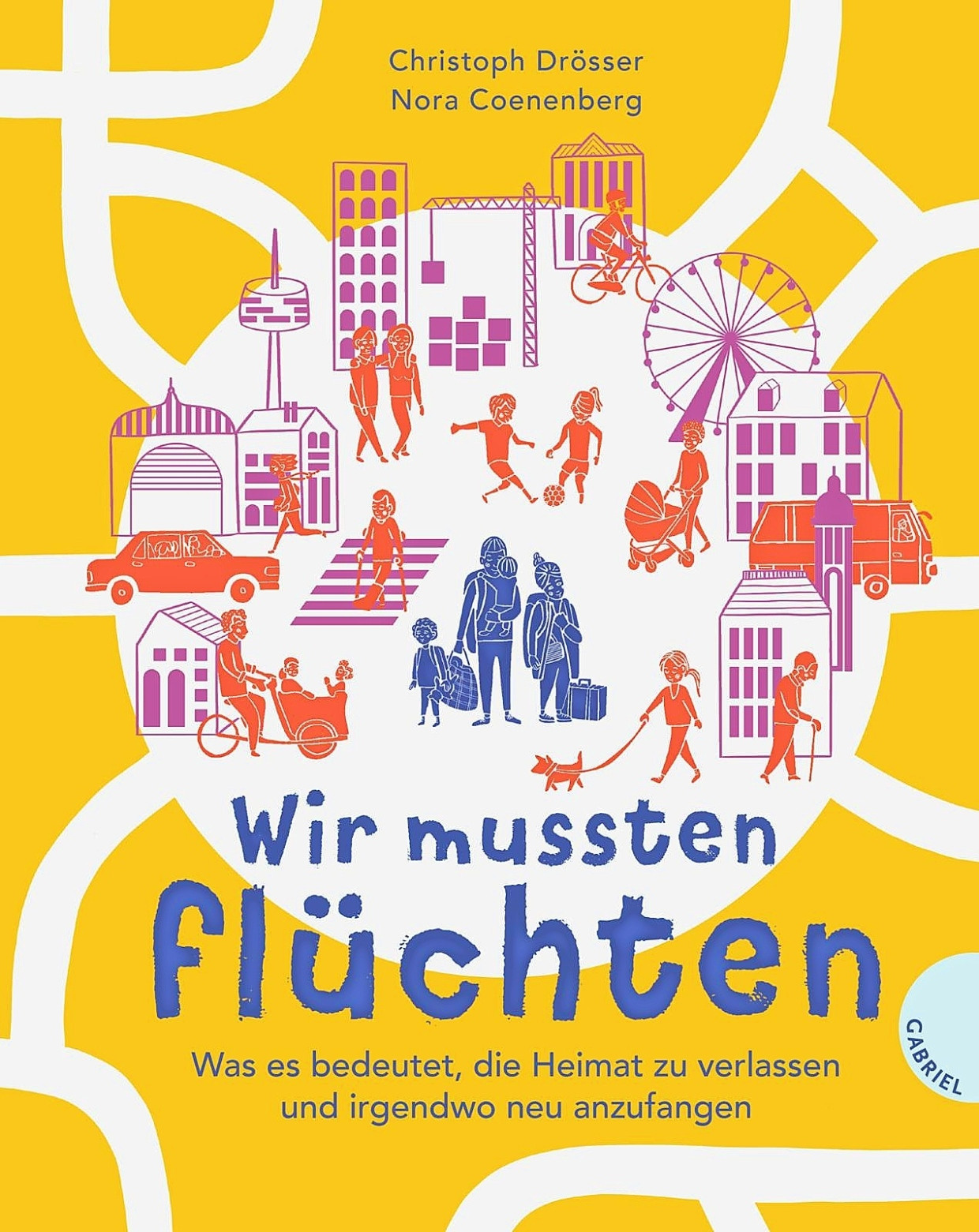 Christoph Drösser, Nora Coenenberg: „Wir mussten flüchten“. Gabriel Verlag, Stuttgart 2023. 112 S., Abb., geb., 15,– €. Ab 8 J.