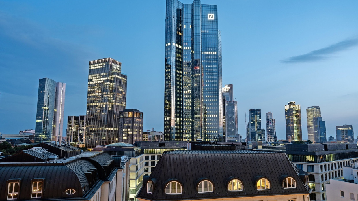 Größtes Bankhaus des Landes: die Türme der Deutschen Bank in Frankfurt