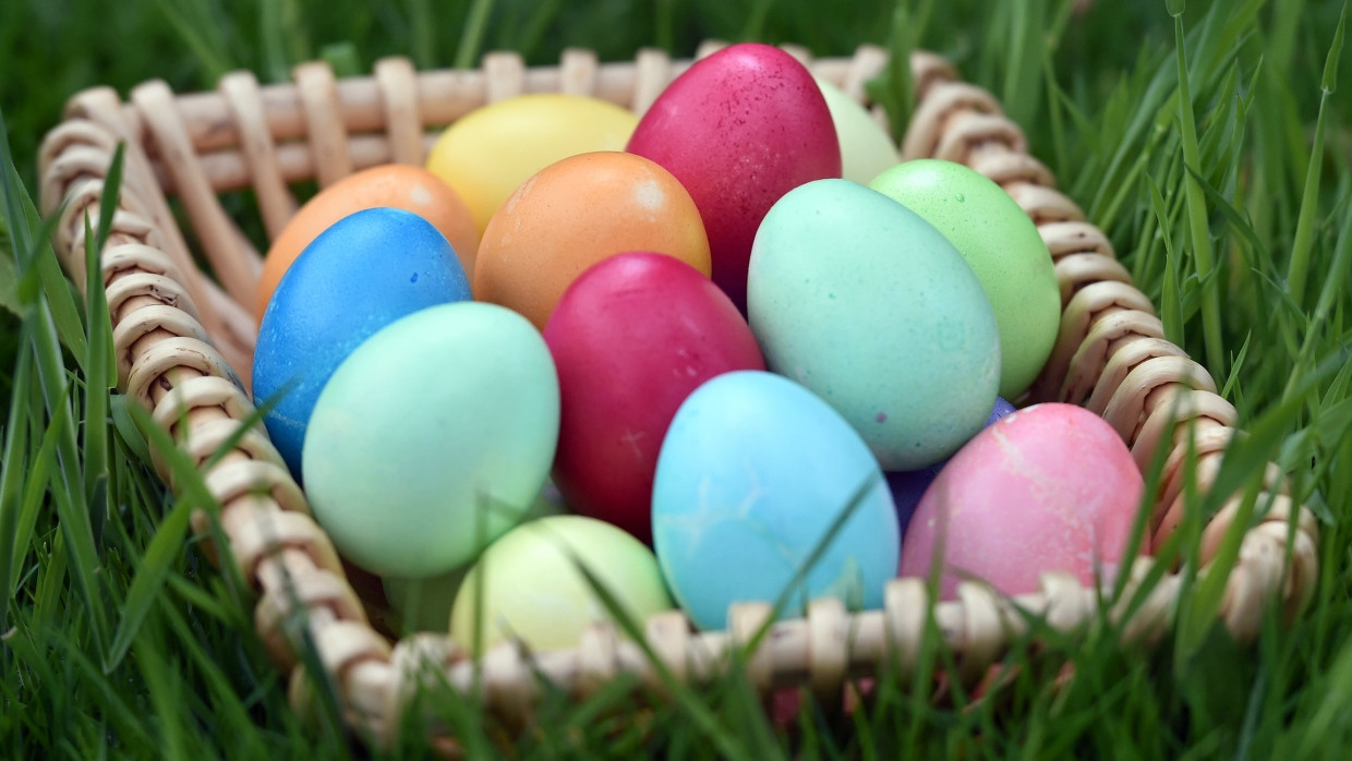 Dürfen zu Ostern nicht fehlen: Selbst gefärbte Ostereier