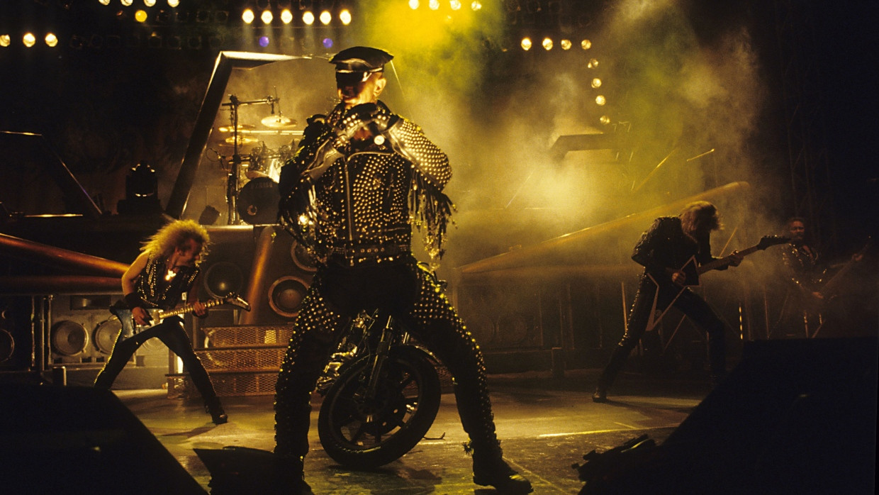 Judas Priest im Jahr 1991 bei einem Londoner Konzert