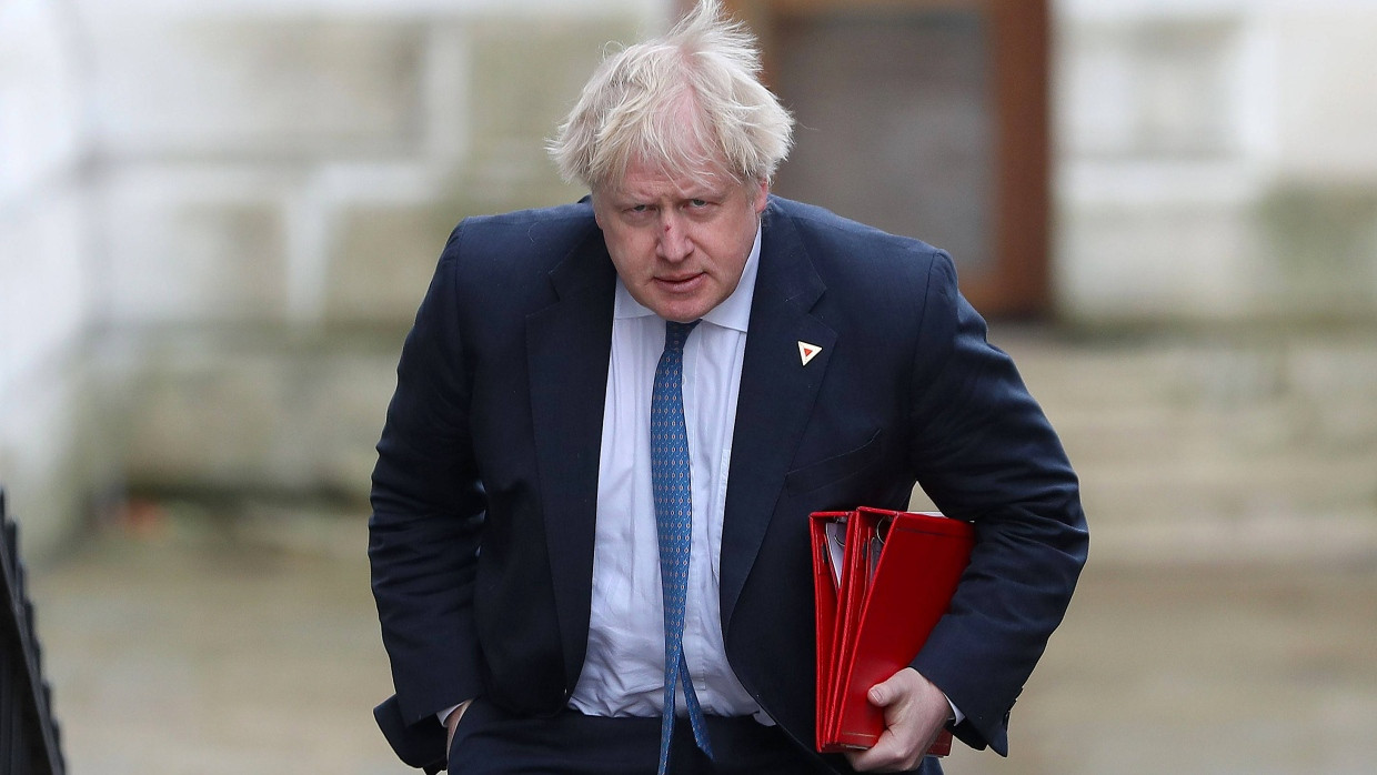 Boris Johnson am 5. März in London