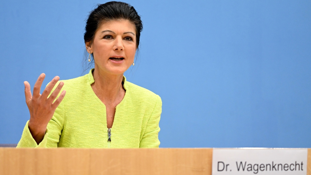 Will eine neue Partei aufbauen: Sahra Wagenknecht