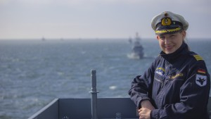 Erste Frau führt Kampfverband der Deutschen Marine