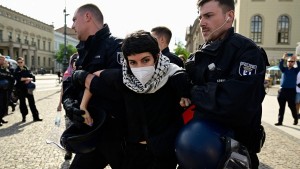 Polizei schreitet bei Pro-Palästina-Protest ein