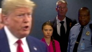 Greta Thunberg verabschiedet Trump mit Spott