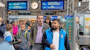 Mit dem Blindenstock durch den Hauptbahnhof