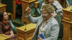 Maori-Protest in Neuseelands Parlament
