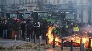 Bauernproteste in Brüssel