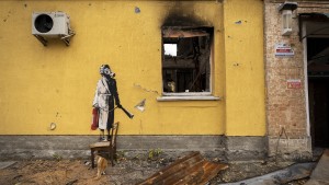 Kriminelle schneiden Banksy-Bild aus Hauswand