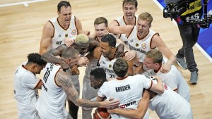 Basketball-Weltmeister werden in Frankfurt empfangen