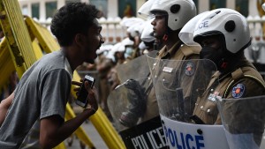 Sri Lankas neuer Präsident lässt Protestlager mit Gewalt räumen