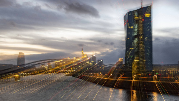 Die Europäische Zentralbank in Frankfurt am Main