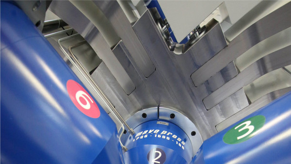 Die Großvolumenpresse „Aster-15“ am Deutschen  Elektronen-Synchrotron in Hamburg wurde nach einer blau blühenden Blume benannt und nach den 15 Meganewton (1500 Tonnen), mit denen sie die Dinge zusammendrücken kann.