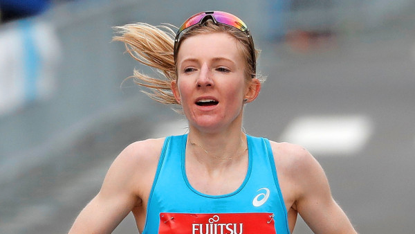 Katharina Steinruck 2021 beim Halbmarathon in Sapporo