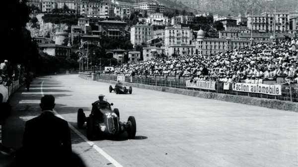 Damals nicht so wie heute: Grand Prix in Monaco 1948 Foto Picture Alliance
