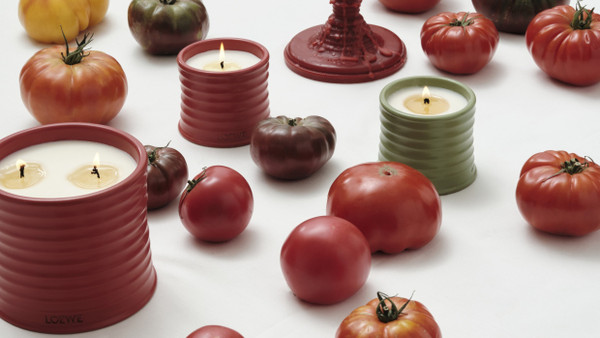 Hier kommen Tomaten auf den Tisch: Die Parfumeurin von Loewe hat bei der Arbeit an einen Gemüsegarten gedacht.