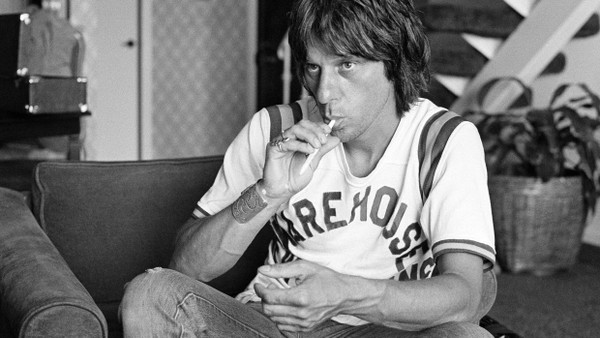 Jeff Beck während eines Interviews im Juli 1980 in Los Angeles.