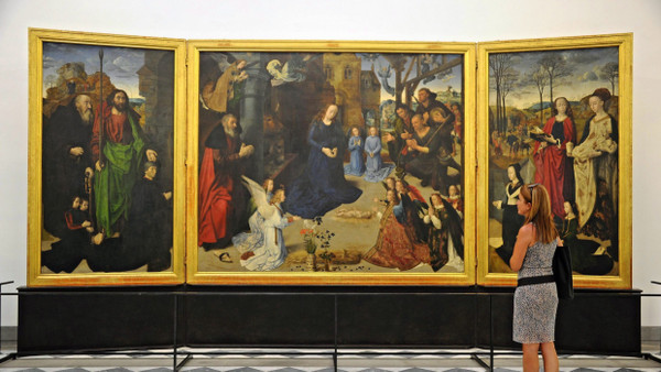 Triptychon des flämischen Malers Hugo van der Goes