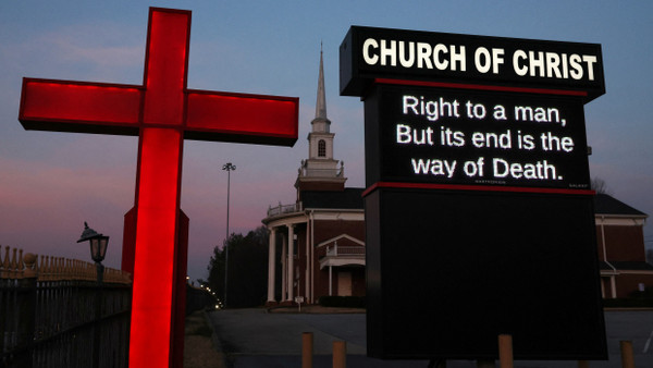 Eine Kirche in South Carolina im Februar (Symbolbild)