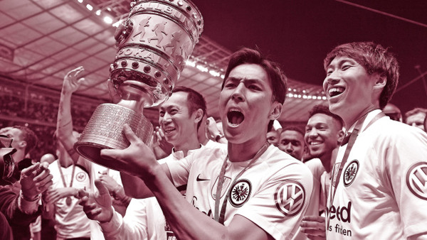 Europapokalsieger 2022 und DFB-Pokalsieger 2018 mit der Eintracht: Makoto Hasebe