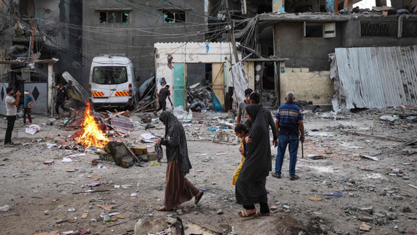 Trümmer nach einem israelischen Luftangriff auf Rafah am 20. Mai