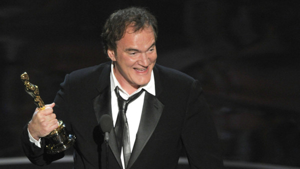 Quentin Tarantino erhält im Jahr 2013 einen Oscar für „Django Unchained".