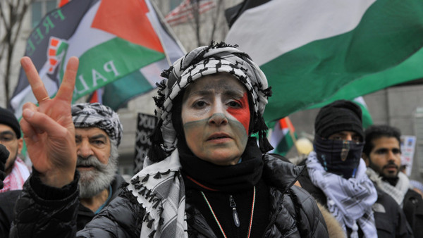 Propalästinensische Demonstrationen finden überall in der Welt statt, etwa hier in Ottawa, Kanada.