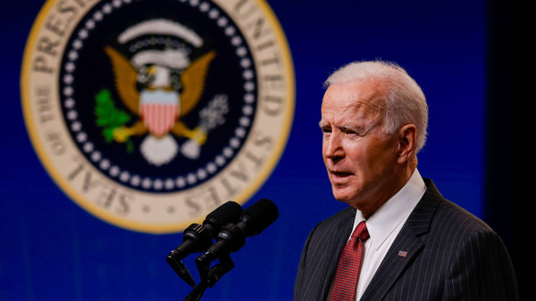 Joe Biden am 10. Februar im Weißen Haus in Washington