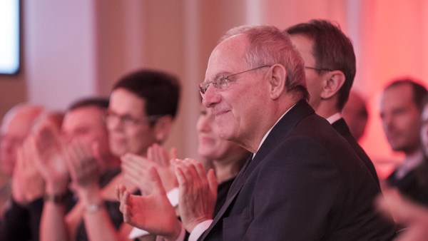 Wolfgang Schäuble beim Konzert „So klingt Europa: Lettland“ am 15. Dezember 2013 im Bundesfinanzministerium in Berlin.