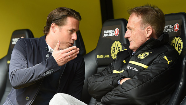 Lars Ricken (links) steigt ab dem 1. Mai zum Geschäftsführer Sport auf und wird einen Teil der Aufgaben von Hans-Joachim Watzke (rechts) übernehmen.