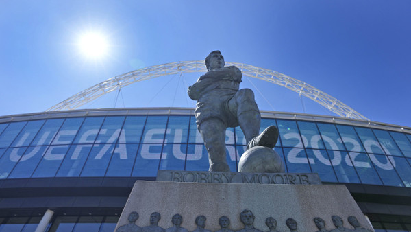 Das Wembley-Stadion war schon häufig Austragungsort großer Fußballspiele