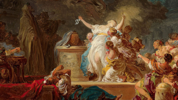 Bei Artcurial in Paris: Jean-Honoré Fragonard Grasse, „Le sacrifice au Minotaure“, um 1765, Öl auf Leinwand, 72 mal 91 Zentimeter, Taxe 4 bis 6 Millionen Euro