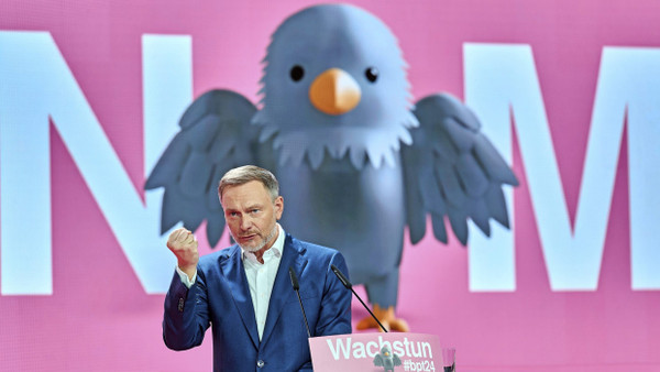Umsteuern nötig: FDP-Chef Christian Lindner am Wochenende auf dem Bundesparteitag