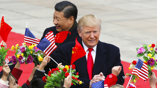 Da verstanden sich beide noch besser: Donald Trump und Xi Jinping im November 2017 in Peking.