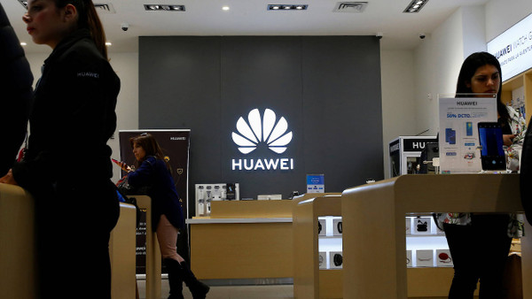 Ein Huawei-Store in Chile