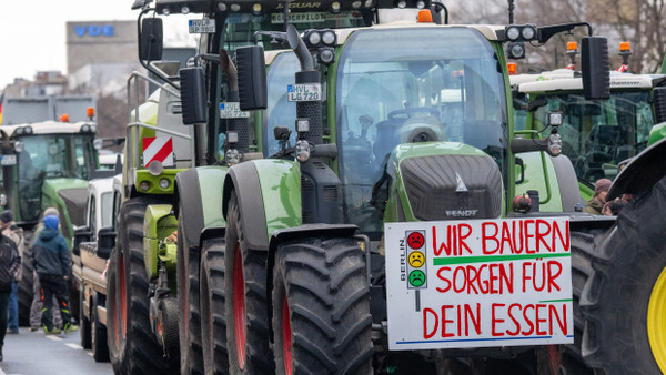 Bauernwut in Berlin: Großdemonstration der Landwirte am 15. Januar.