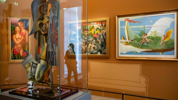 Blick in die Ausstellung: „Dans l’appartement de Leonce Rosenberg“ im Pariser Musée Picasso