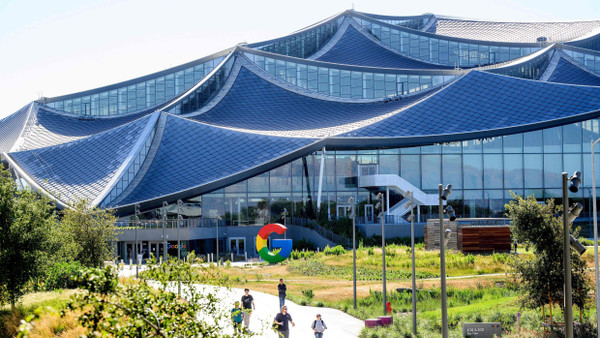 Googles Hauptquartier in Mountain View, Kalifornien.