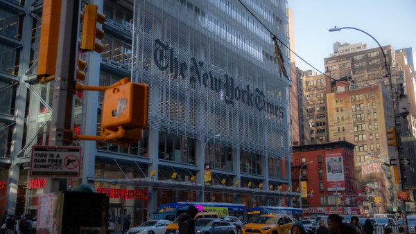 Der Hauptsitz der „New York Times“