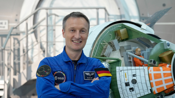 Matthias Maurer im Astronautenzentrum der Europäischen Weltraumorganisation ESA in Köln.