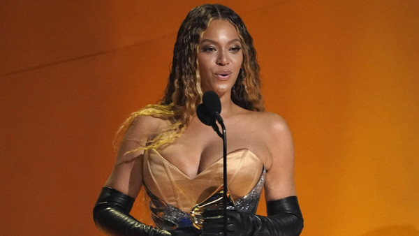 Beyoncé im Februar bei der Verleihung der Grammys