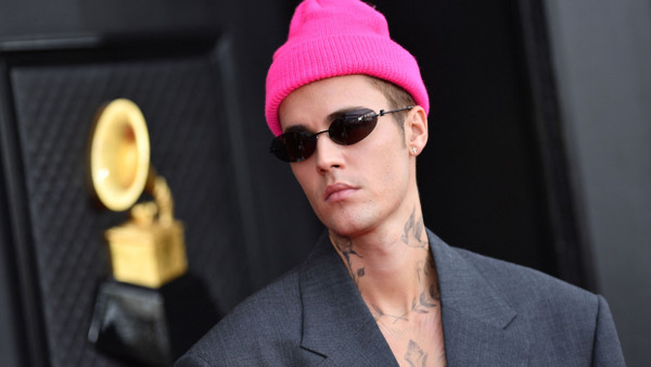 Justin Bieber im April 2022 bei der Verleihung der Grammys in Las Vegas