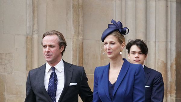 Aufnahme aus dem März 2022: Thomas Kingston und Lady Gabriella Windsor verlassen die Westminster Abbey nach einem Dankesgottesdienst