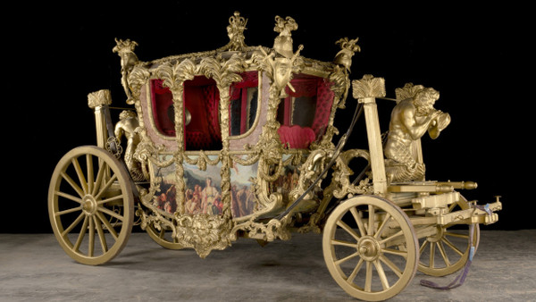 Schätzpreis 30.000 bis 50.000 Pfund: Replikat des „Gold State Coach“, die in der ersten Staffel von „The Crown“ zum Einsatz kam.