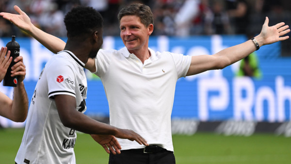 Genoss den Moment: Eintracht-Trainer Oliver Glasner