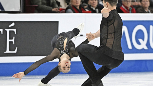 Potenzial zum Spitzenpaar: Wolodin und Hase bei der WM in Kanada