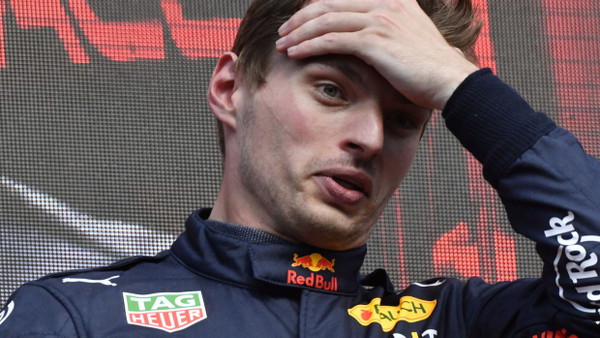 Sieg auch in Belgien: Max Verstappen kann es selbst kaum fassen.